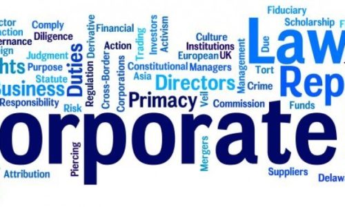 What is the law of corporate finance?